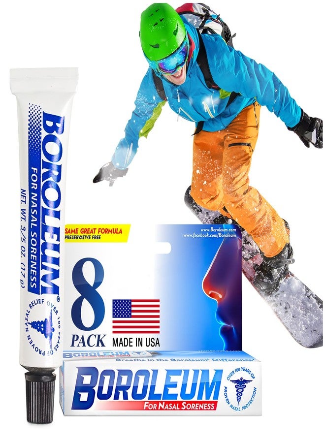 Boroleum for Nasal Soreness, 3/5 Ounce Each (Value Pack of 8) - Image 1